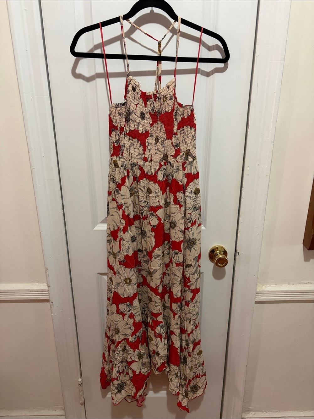 Free People Intimately Halter Dress, Red Poppy
